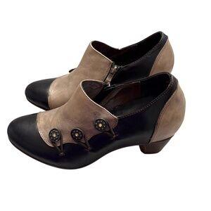 Spring step l’artiste greentea gray black shoes 39